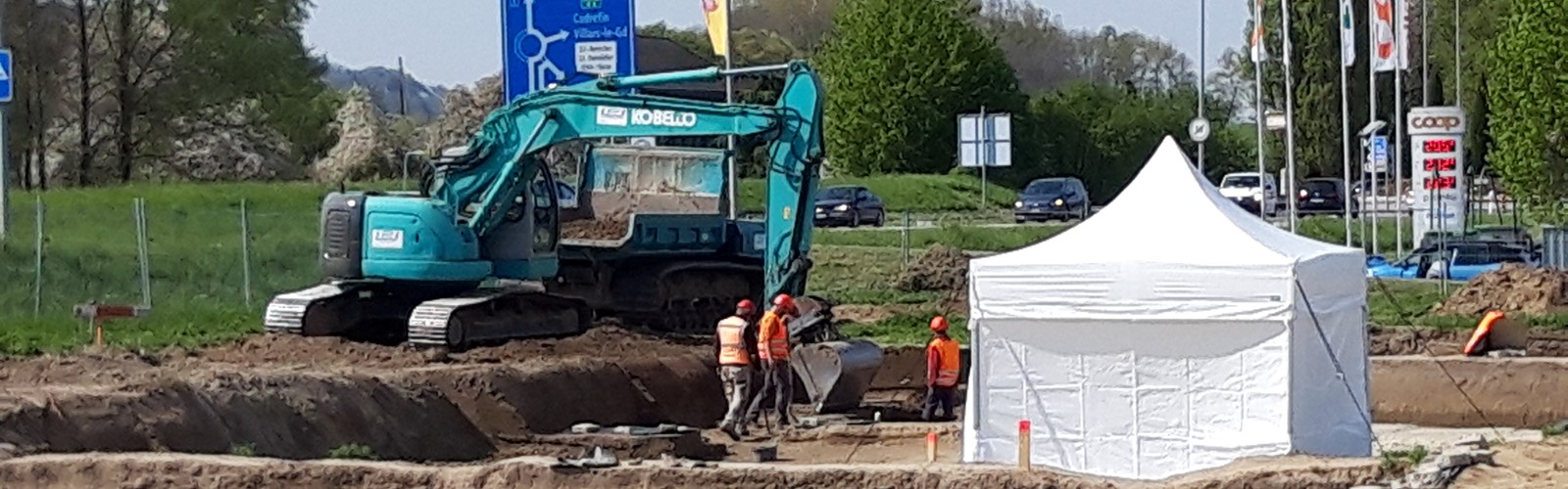 Archäologische Funde auf Bauplatz Avenches