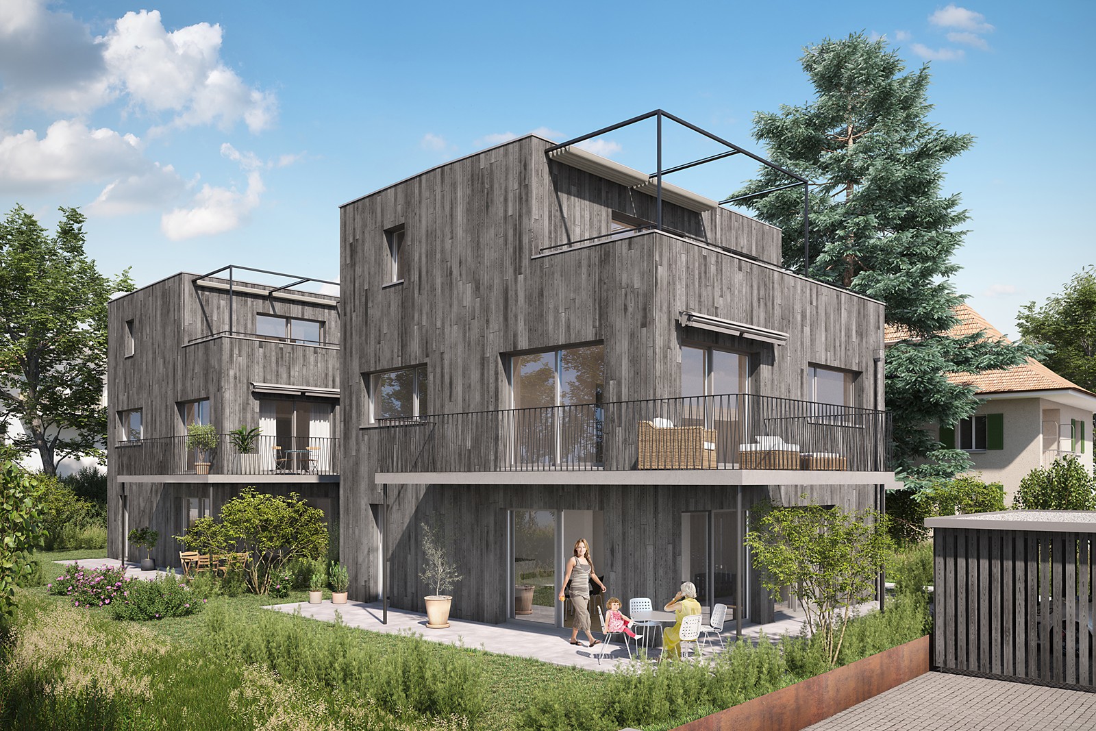Bümpliz bei Bern zwei moderne hochwertige Einfamilienhäuser